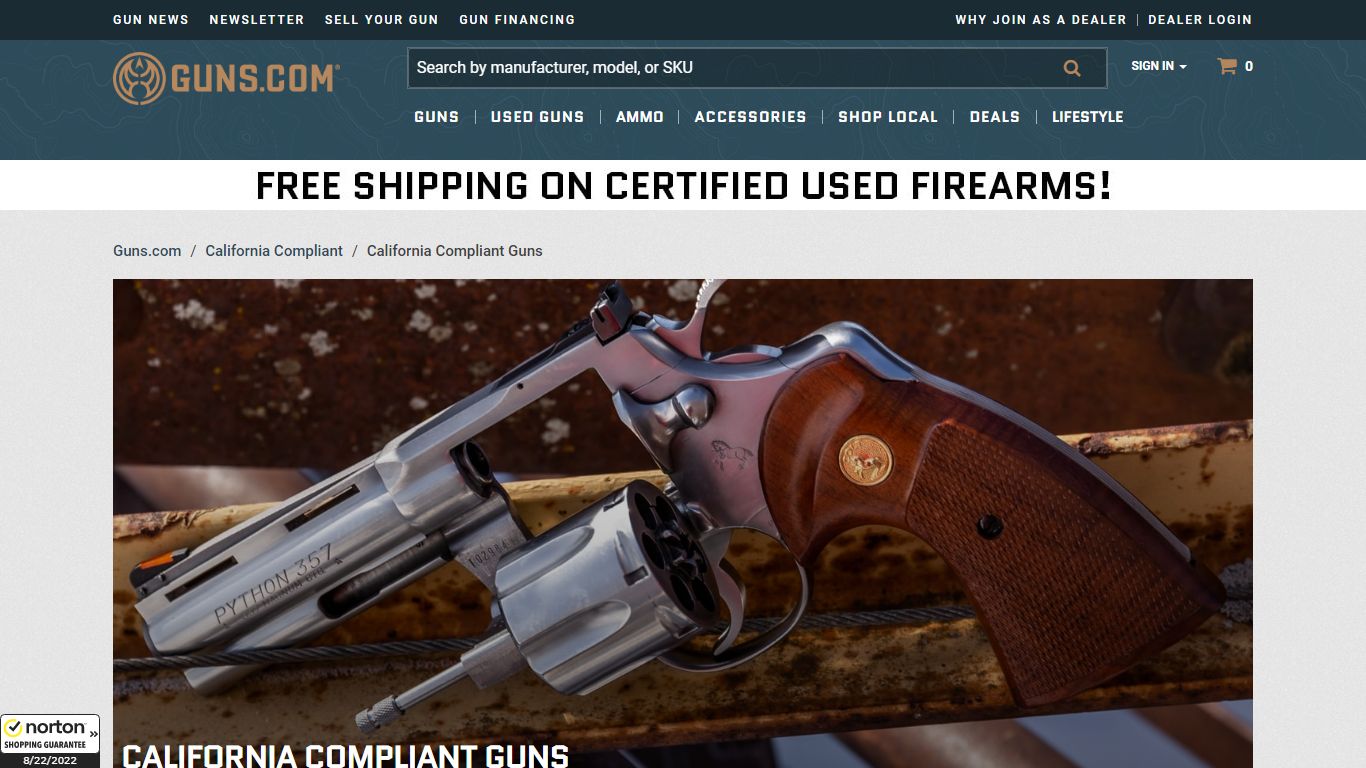 California Legal Guns For Sale :: Guns.com